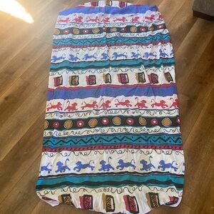 Vintage 90’s Lion King Simba Nala Disney Twin Fitted Sheet Bright Colorful